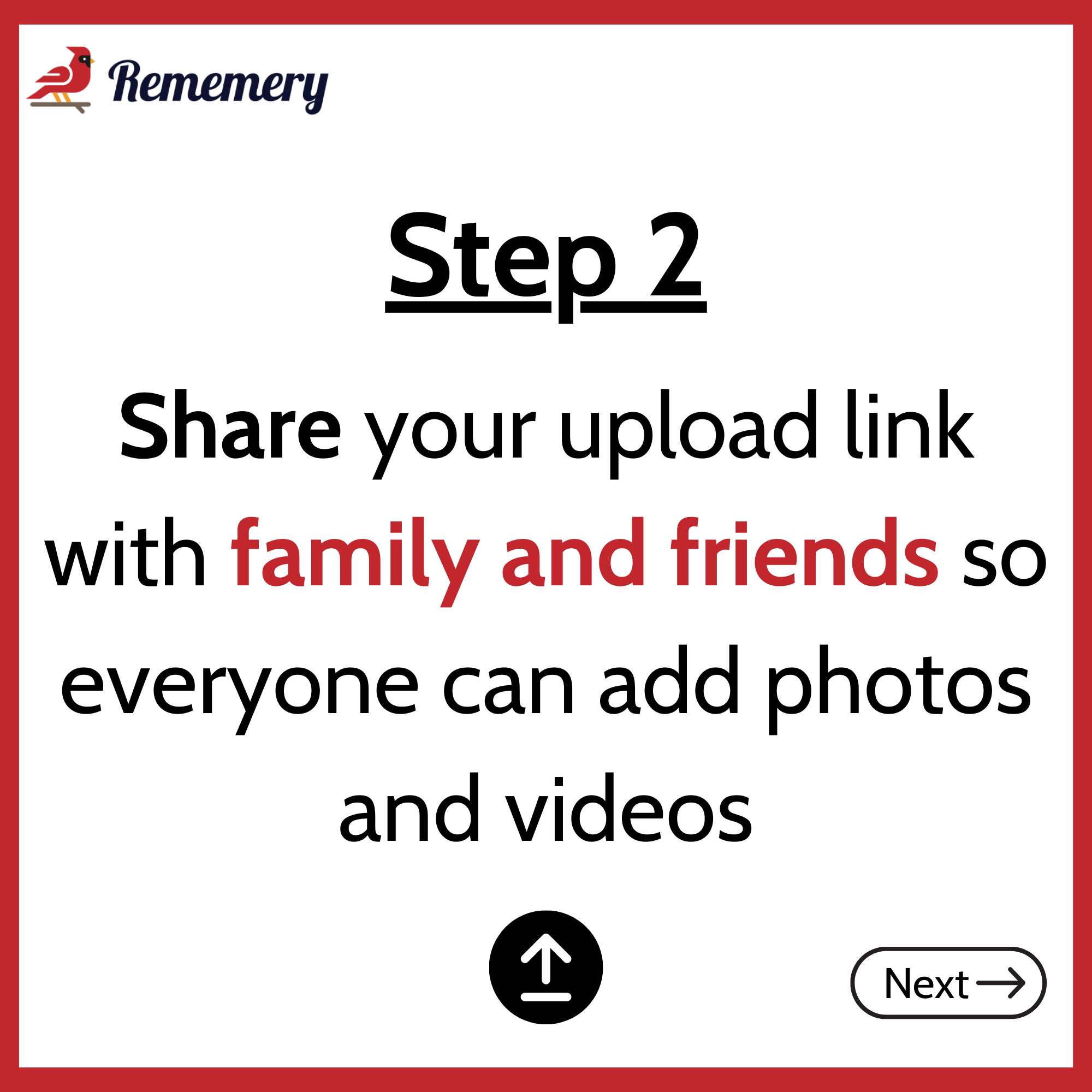 Rememery QR Code Plaque + Legacy Site