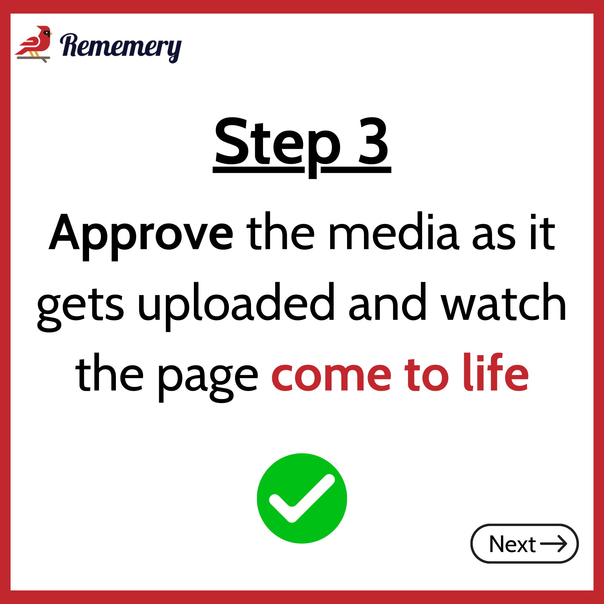 Rememery QR Code Plaque + Legacy Site