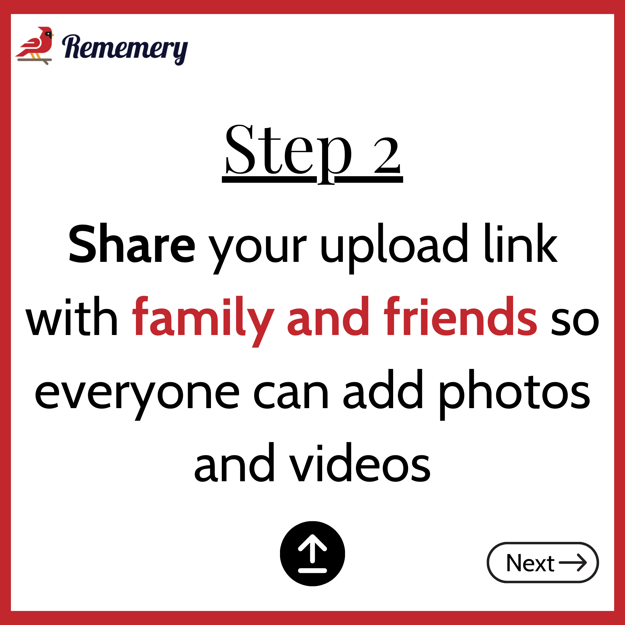 Rememery Legacy Site – The Easiest Way to Collect and Celebrate a Life