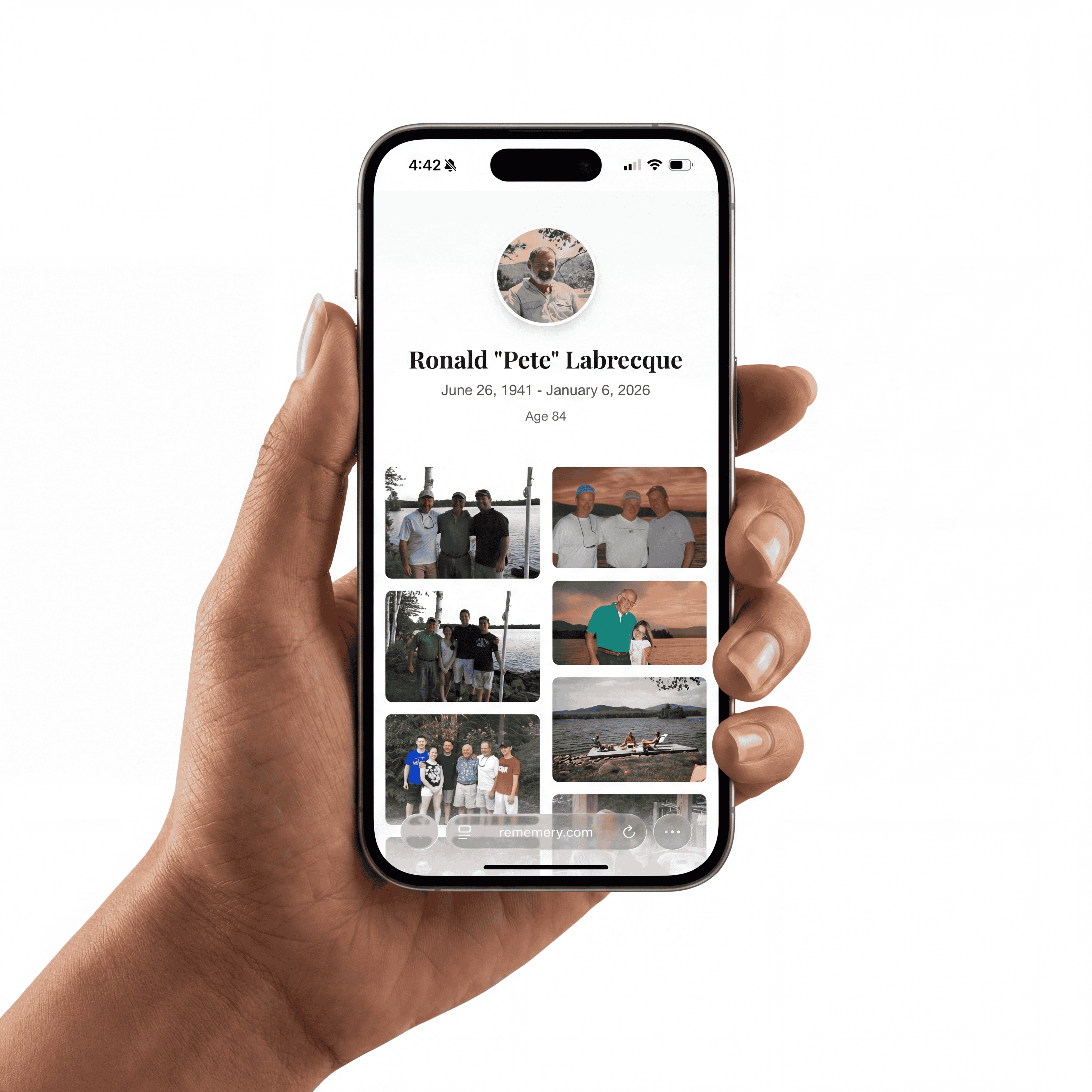 Rememery Legacy Site – The Easiest Way to Collect and Celebrate a Life
